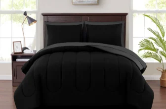 Transform Your Bedroom Comfort with the Bedding Set from Mainstays 7-Piece Reversible Bed in a Bag Set – Queen Size with Free Shipping