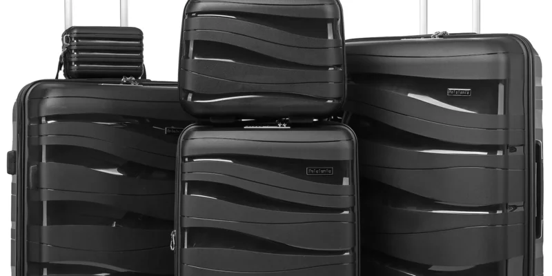 Look What We Found -HUGE DEAL: Save $240 on the Melalenia 5-Piece Hardside Spinner Luggage Set!