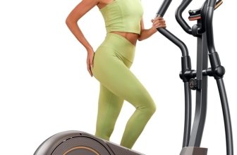 Niceday Elliptical Machine with Hyper-Quiet Magnetic Driving System, Ultimate Elliptical Trainer with 15.5IN-18IN Stride, 16 Resistance Levels